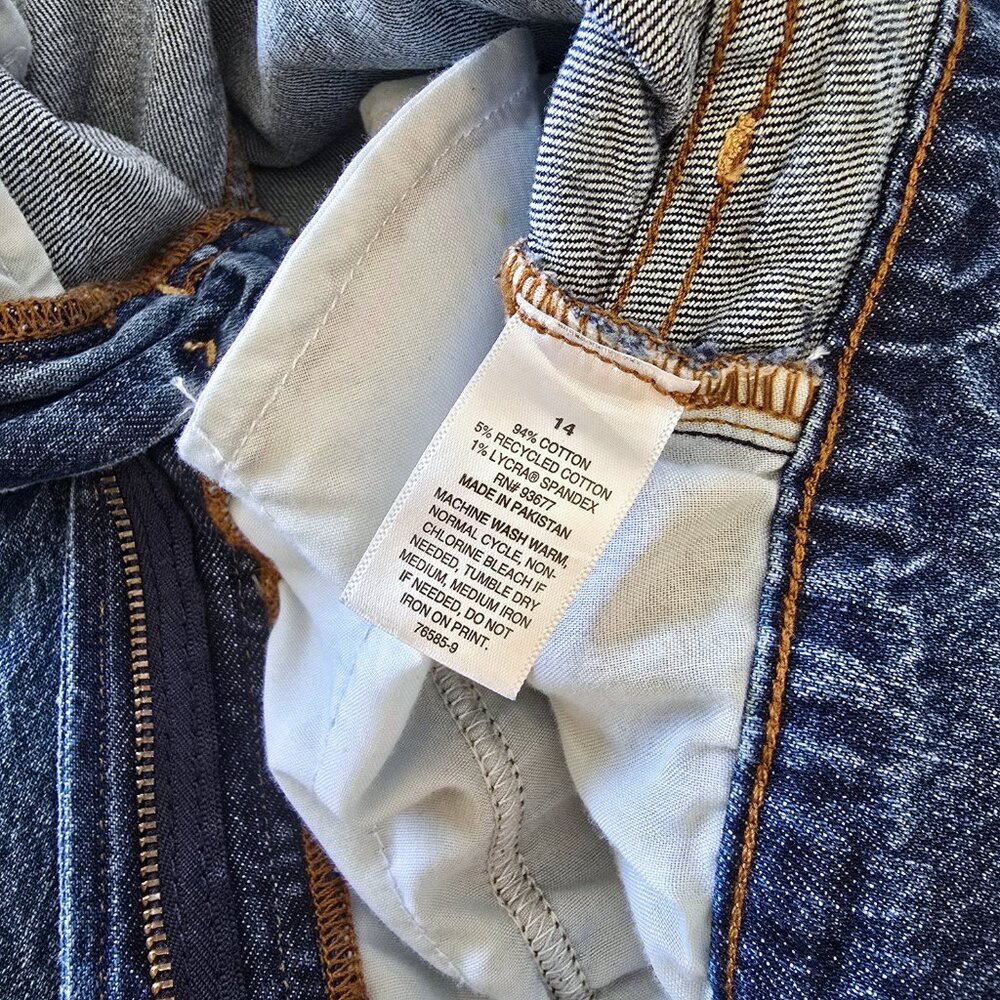 Women's Size 14 Highest Rise Vintage Straight Leg Jean by ANA A New Approach - Picture 4 of 6